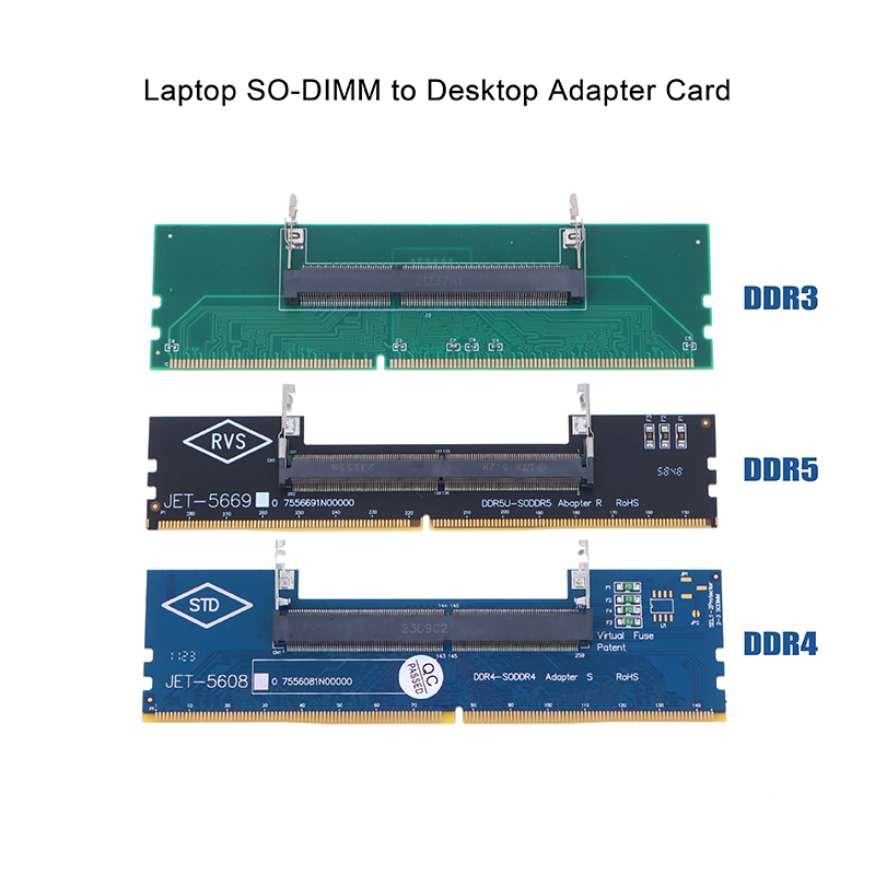 Ddr5 Sodimm - อะแดปเตอร์แปลงหน่วยความจำ RAM สำหรับแล็ปท็อป DDR3 DDR4 DDR5