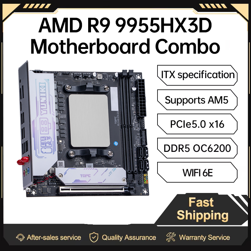 Ddr5 64Gb - ชุดเมนบอร์ด TOPC AMD Ryzen 9 9955HX3D