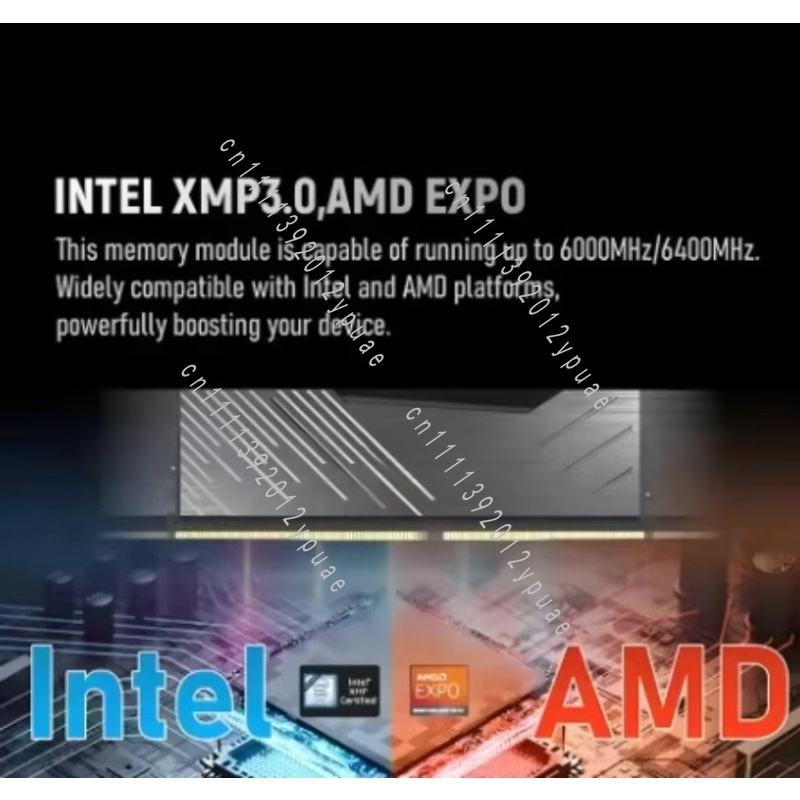 Ddr5 16Gb 6000Mhz - หน่วยความจำ DDR5 สำหรับคอมพิวเตอร์เดสก์ท็อป ขนาด 16GB และ