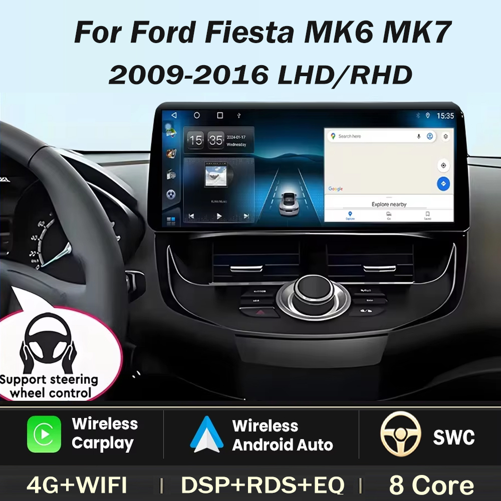 12.3 นิ้ว สำหรับ Ford Fiesta M - Ddr5 8Gb บทวิจารณ์และราคา