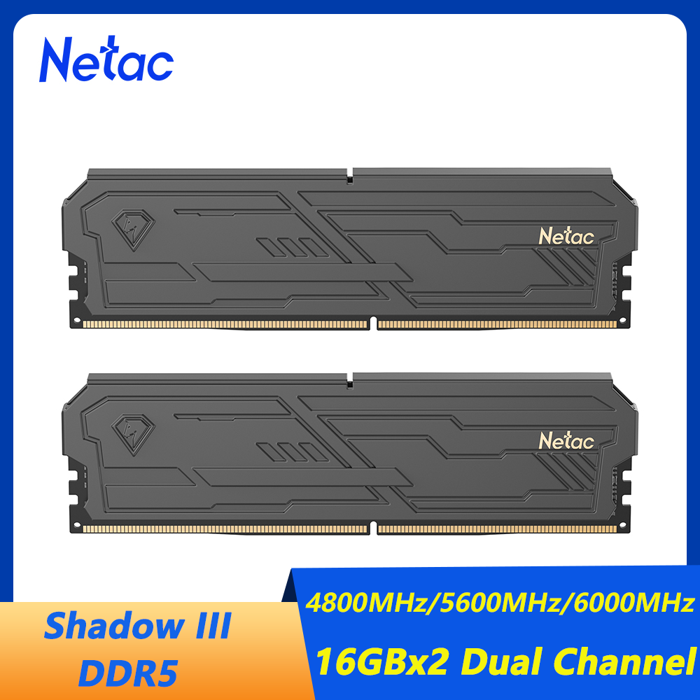 Netac DDR5 Memory Ram Shadow I - Ddr5 16Gb 6000Mhz บทวิจารณ์และราคา